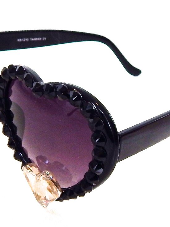 GASOLINE GLAMOUR TRUE ROMANCE BLACK SILVERSTONE LOLITA SUNGLASSES ? main image 4